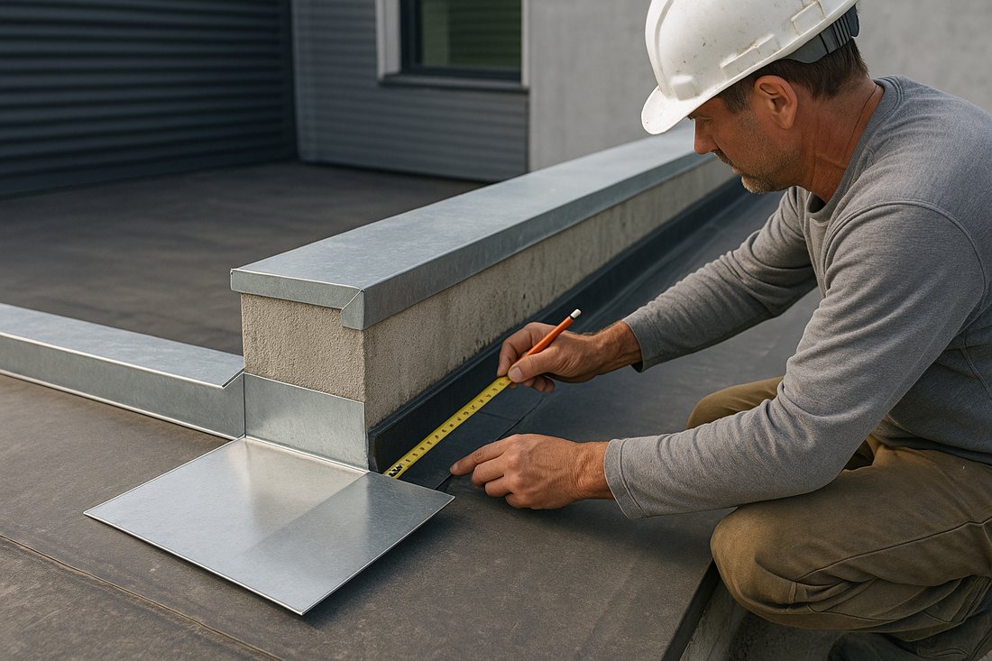 Comment prendre les mesures pour un pliage de tôle sur chantier ?