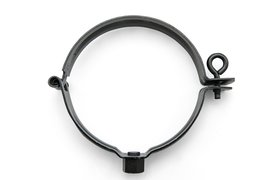 Collier charniere rond 120 à visser M10 Noir