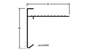 Roval - Rive standard 060x64mm - Brut